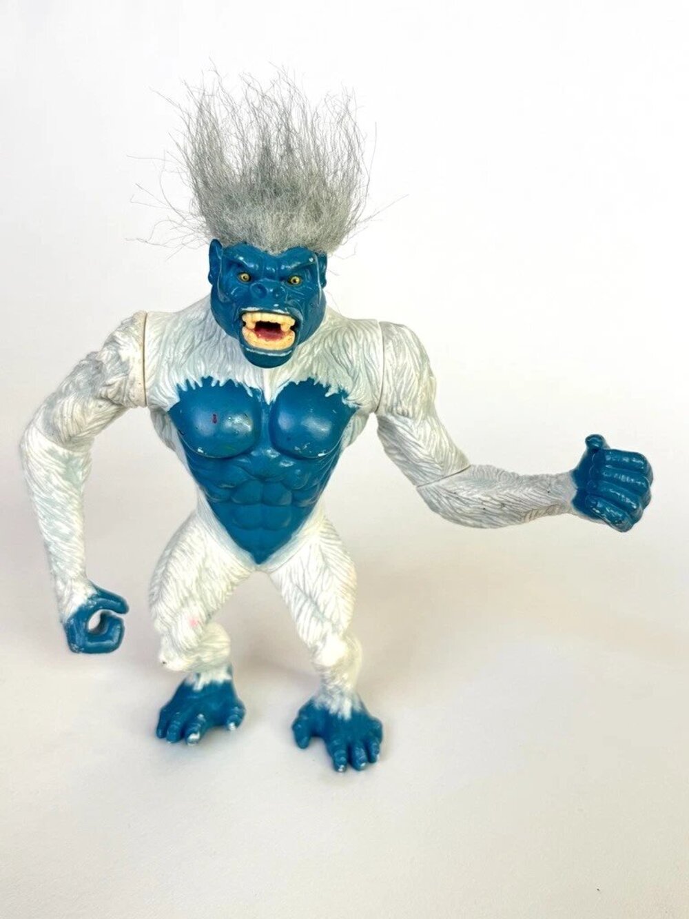 Primal Rage 1996 Vintage Toy Playmates Atari Action Figure Blue White Ape